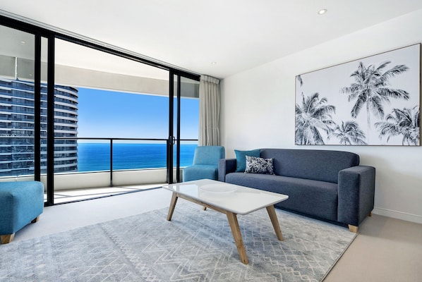 Apartment, 2 Bedrooms | Living area - Oracle Resort Private 2 Bed Ocean View (Broadbeach)