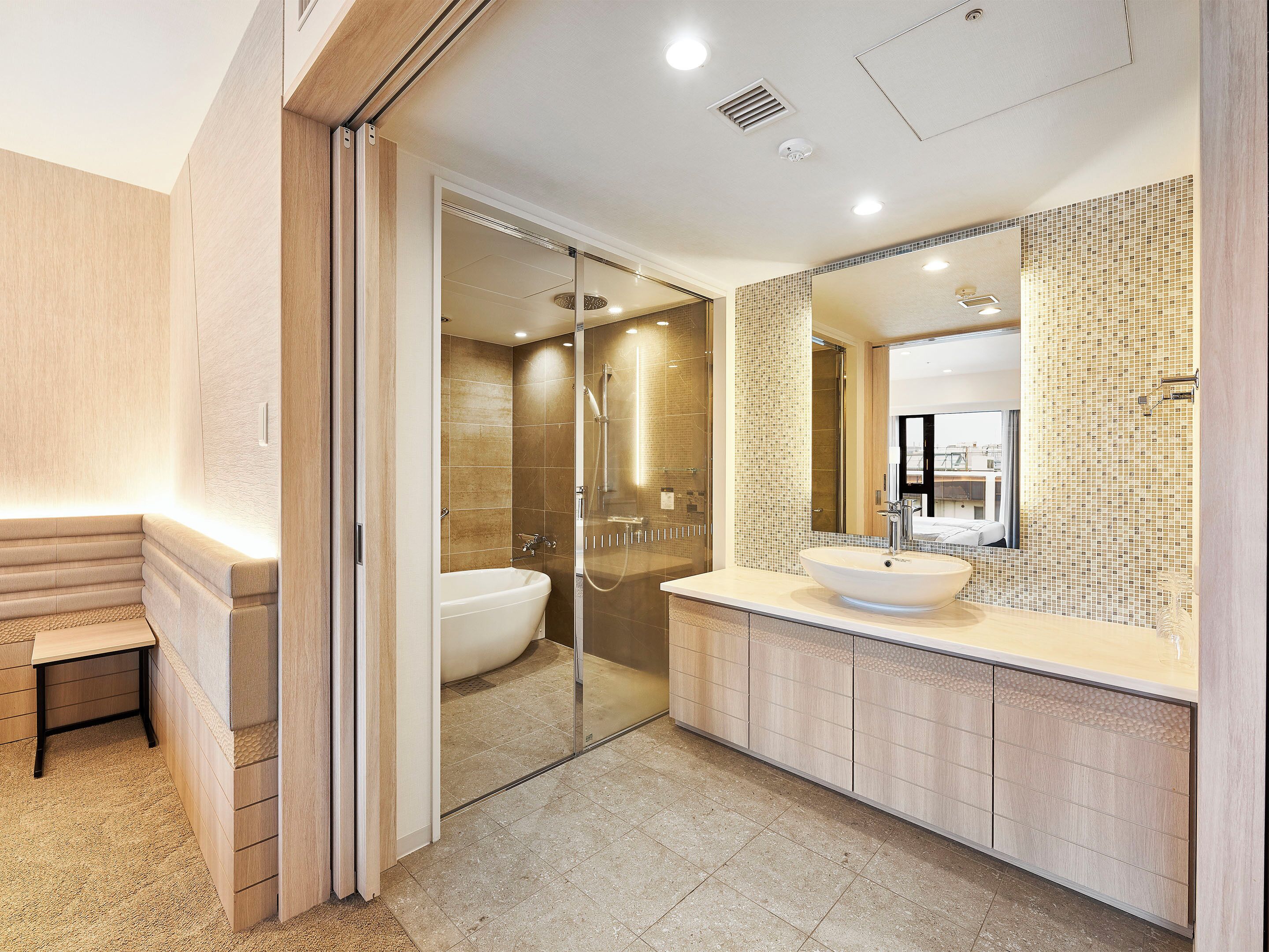 junior suite room - non-smoking | in-room safe, desk, laptop workspace, blackout curtains