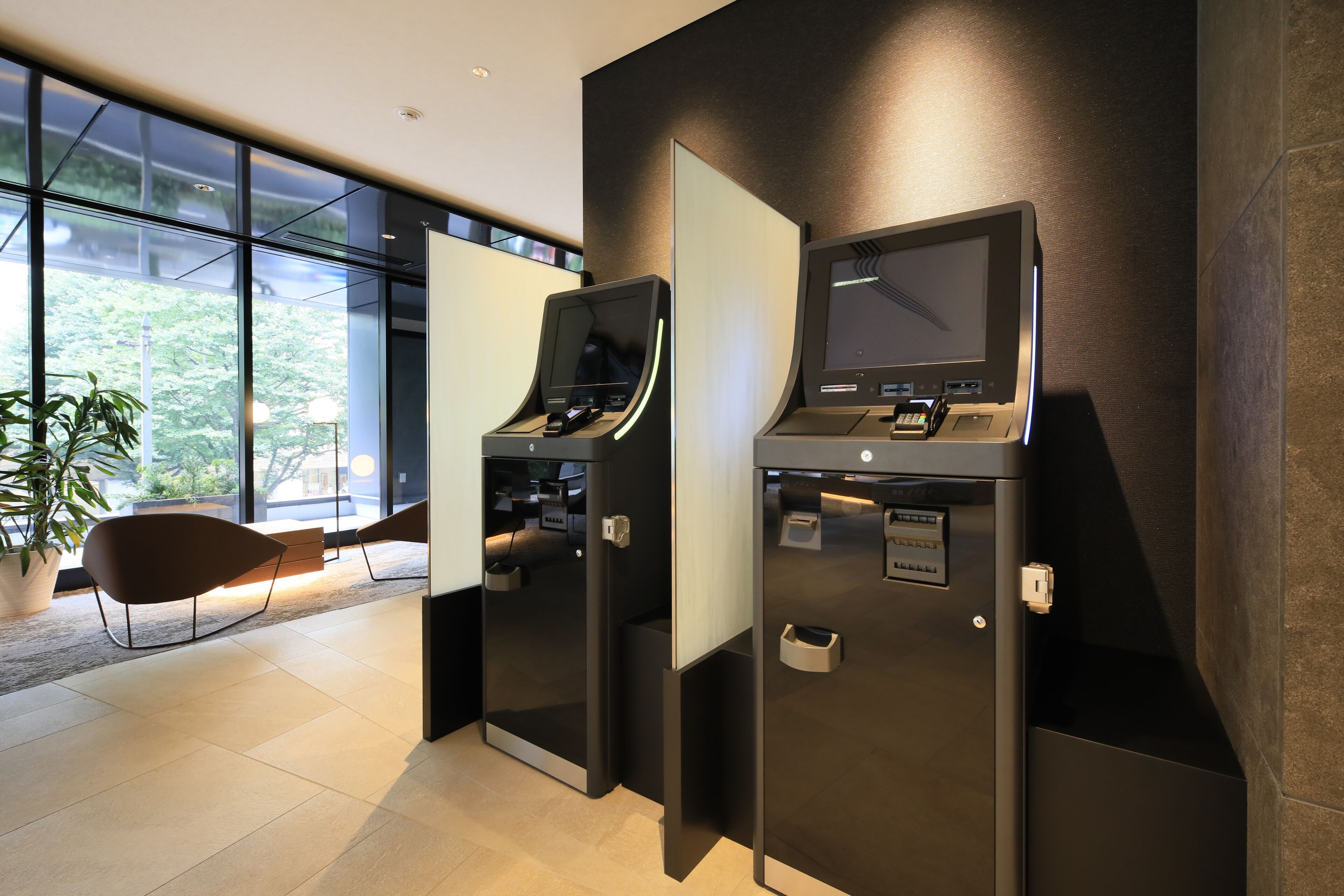 check-in/check-out kiosk