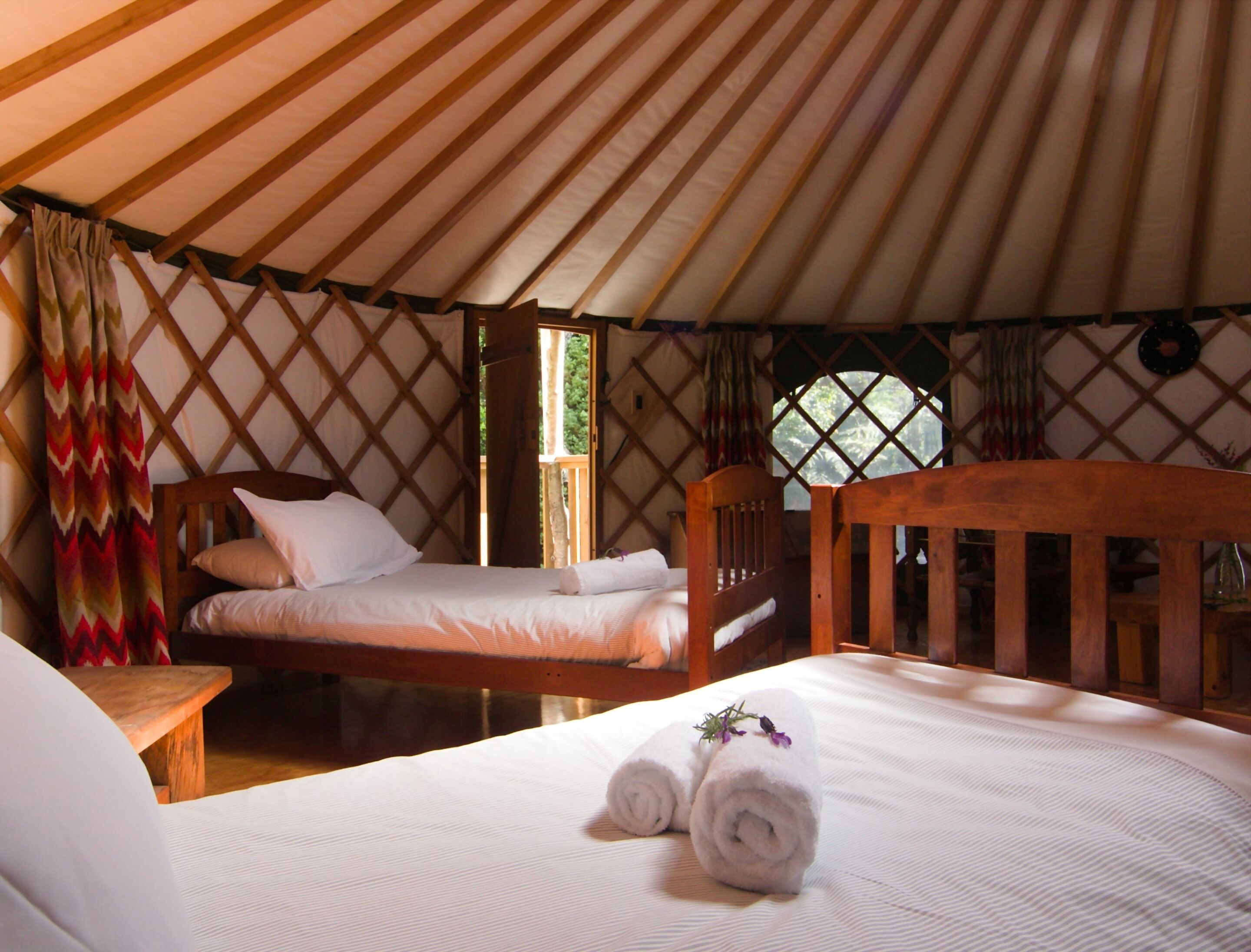 Family Yurt | Down duvets