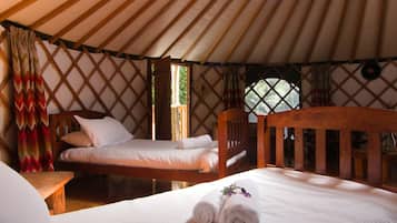 Family Yurt | Down duvets