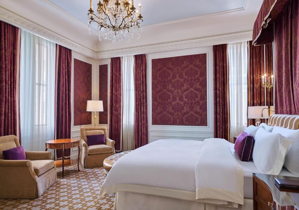 Premium bedding, down comforters, pillowtop beds, minibar