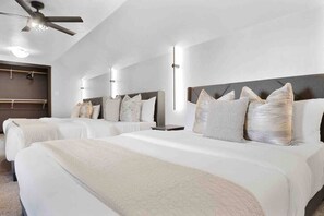 6 habitaciones, tabla de planchar con plancha, cuna de viaje y wifi 