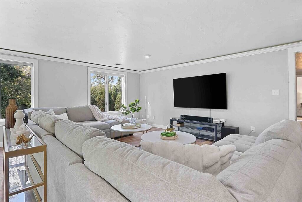 TV, video games, DVD player, stereo
