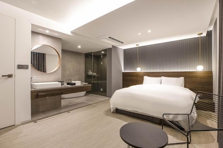 Premium bedding, down comforters, blackout drapes, free WiFi