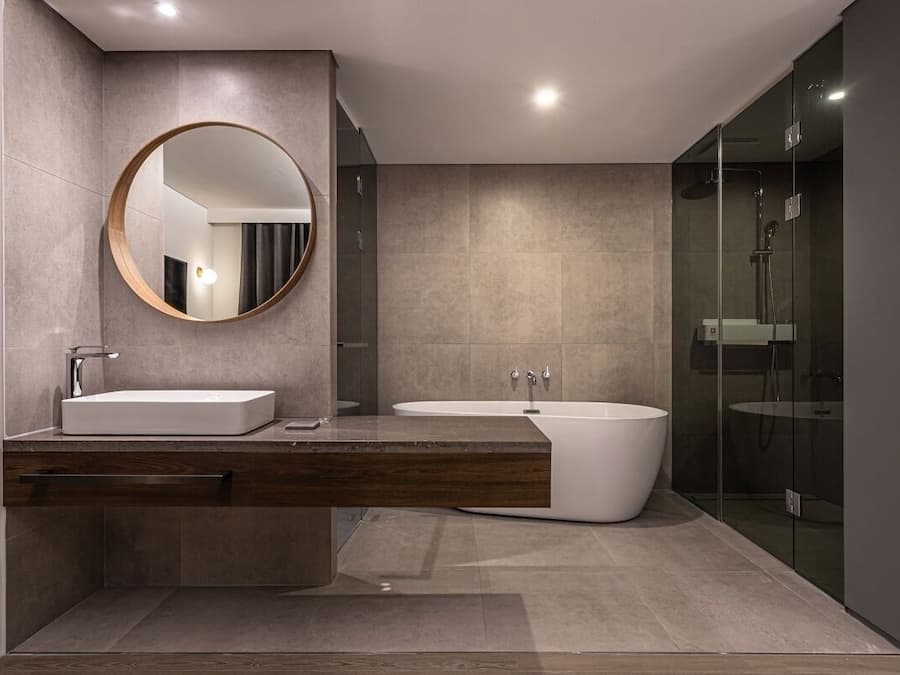 Premium(Walking Only) | Bathroom | Rainfall showerhead, free toiletries, hair dryer, bathrobes
