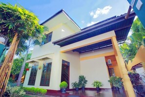 Façade de l’hébergement