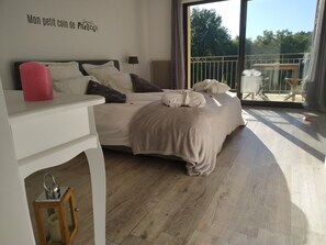 1 غرفة نوم وواي فاي مجانًا وملاءات أسرّة