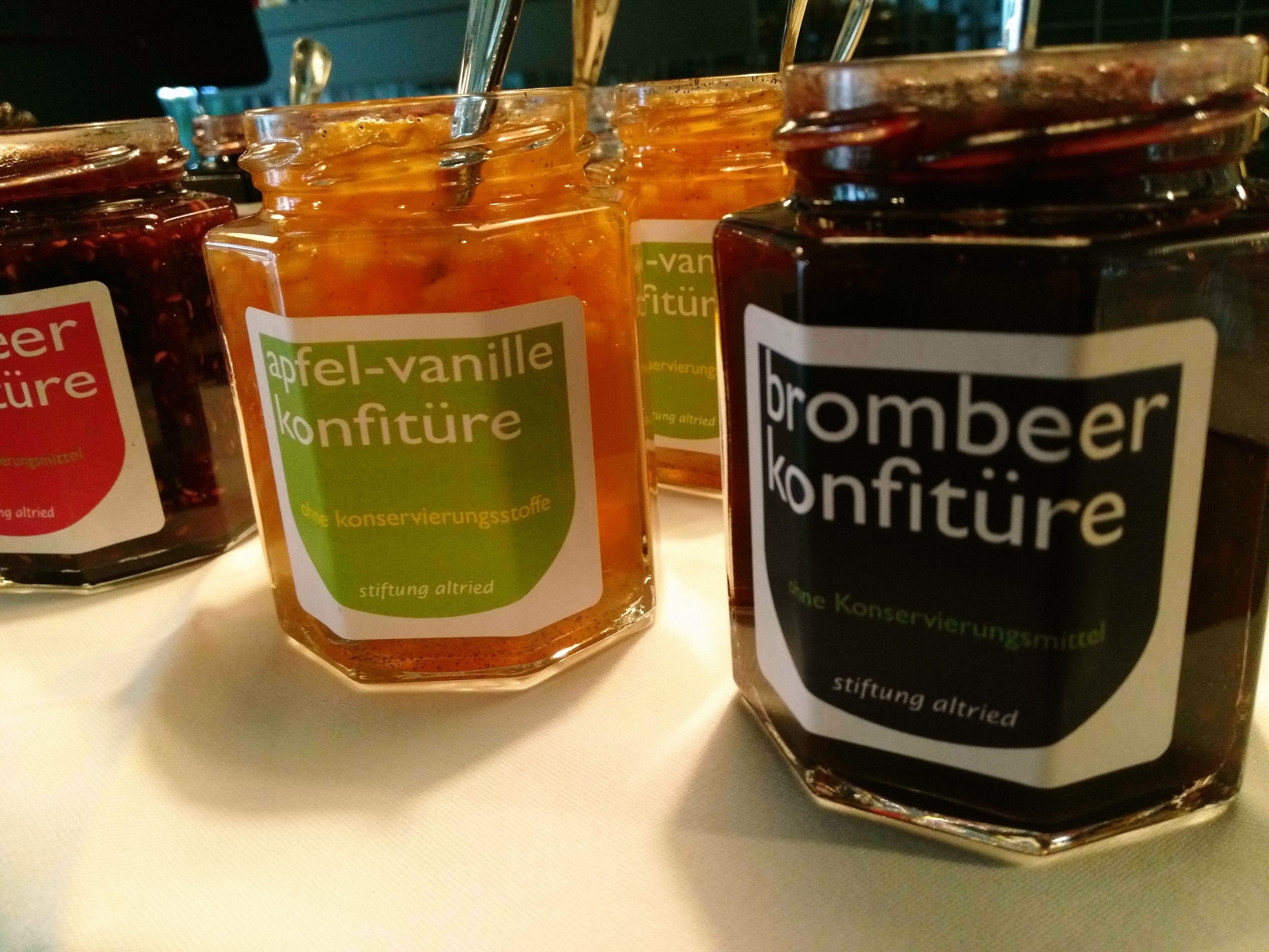 daily buffet breakfast (chf 15 per person)