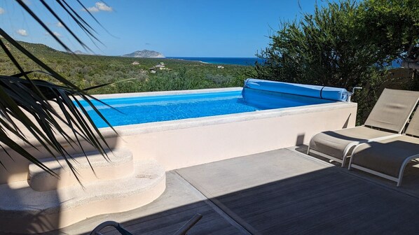 Outdoor pool, a heated pool - Casa El Coyote, 3bedrooms/2 baths home with private pool near Cabo Pulmo  (Cabo Pulmo)