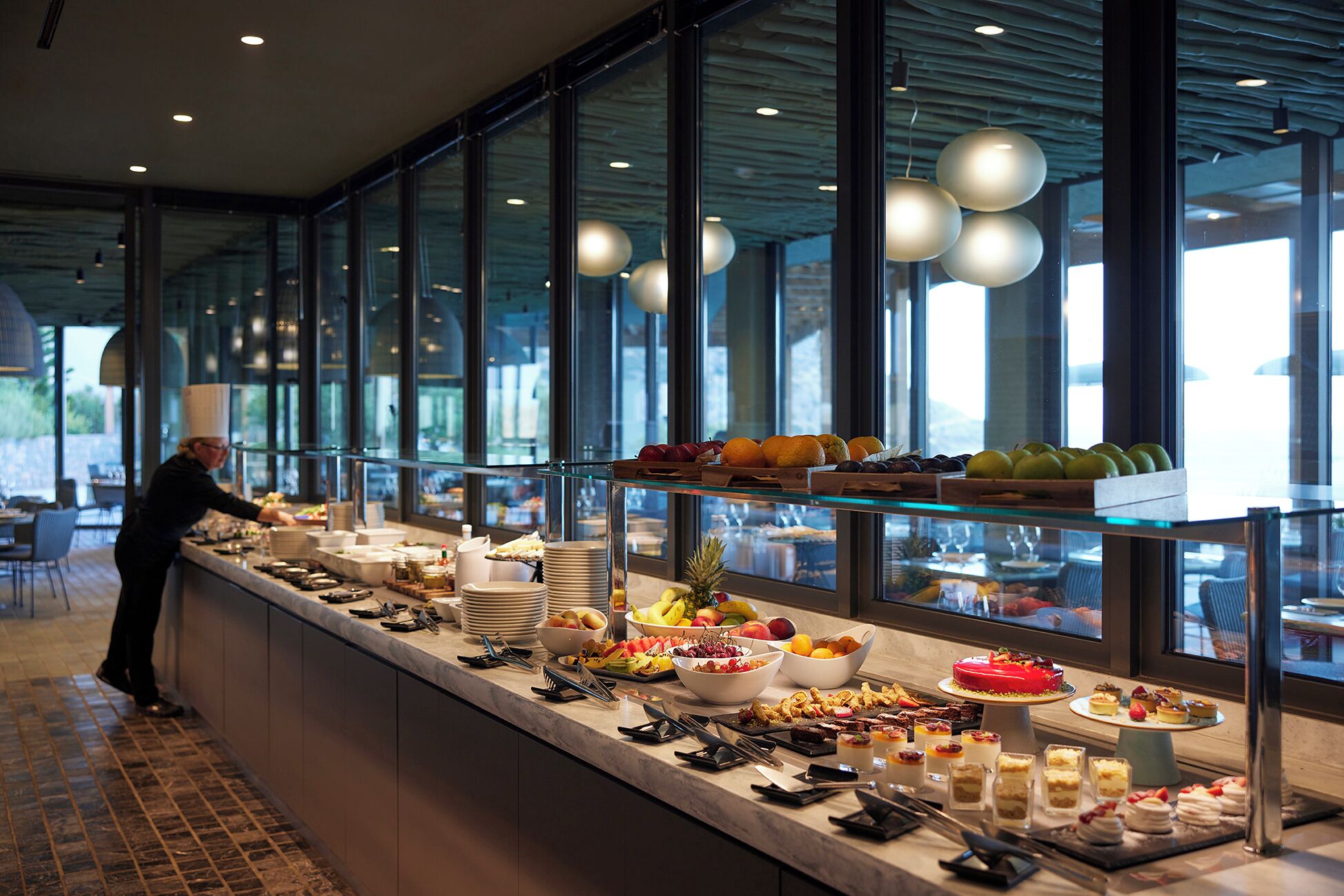 5 restaurants, breakfast, lunch, dinner served; mediterranean cuisine