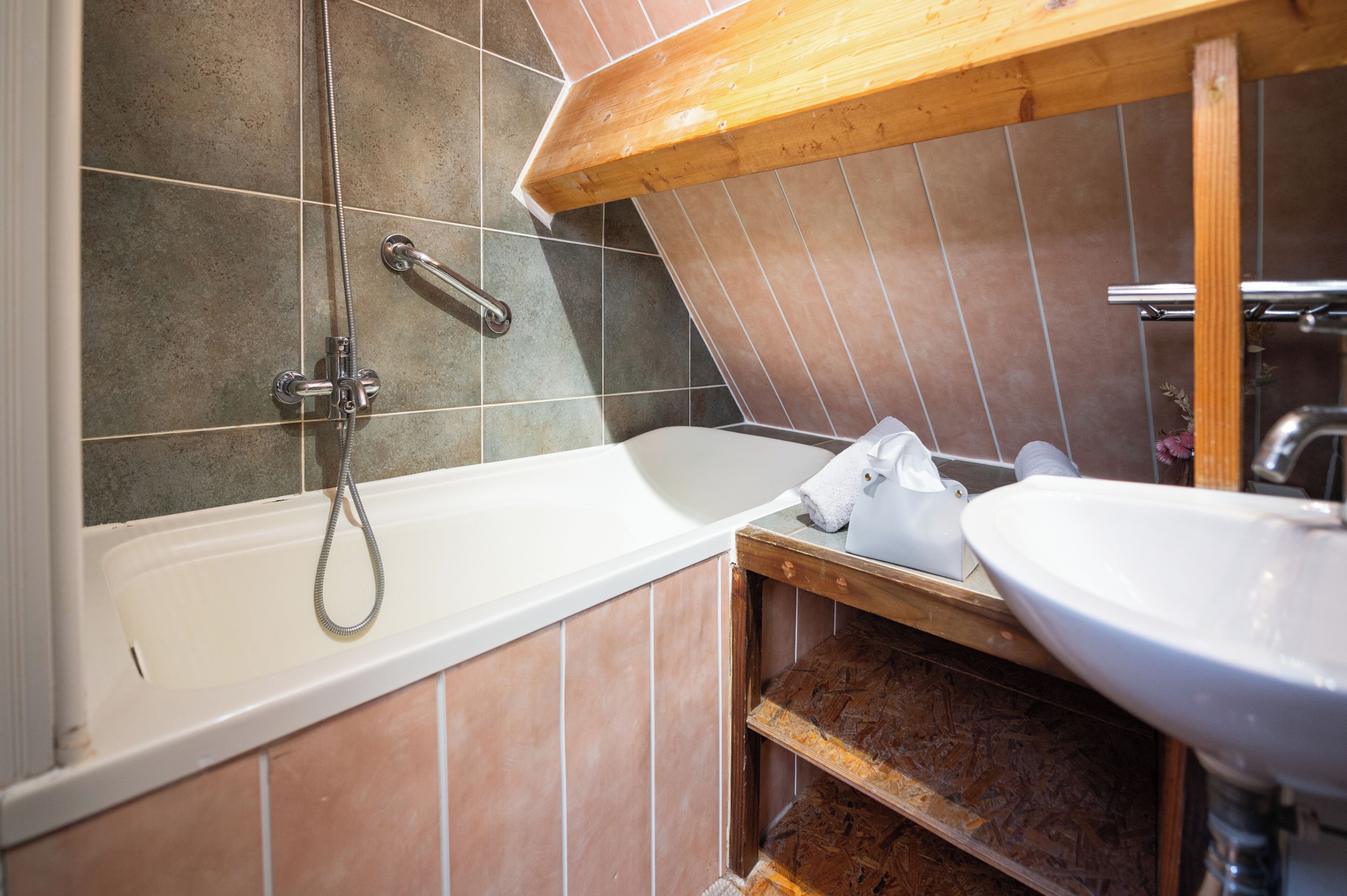 Deluxe Penthouse | Bathroom | Eco-friendly toiletries, hair dryer, towels, soap