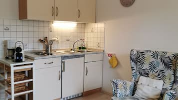 Căn hộ, 1 phòng ngủ (Vroni II) | Khu phòng khách | TV màn hình phẳng