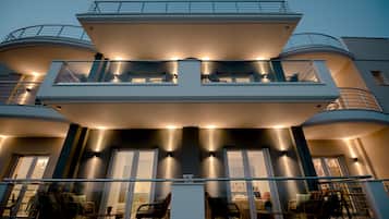 Front of property – evening/night