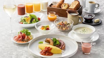 Tägliches großes Frühstück gegen Gebühr
