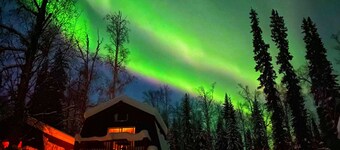 LOGABABINI kauniilla Chena-joella! Nukkuu 4 * AURORA-katselua