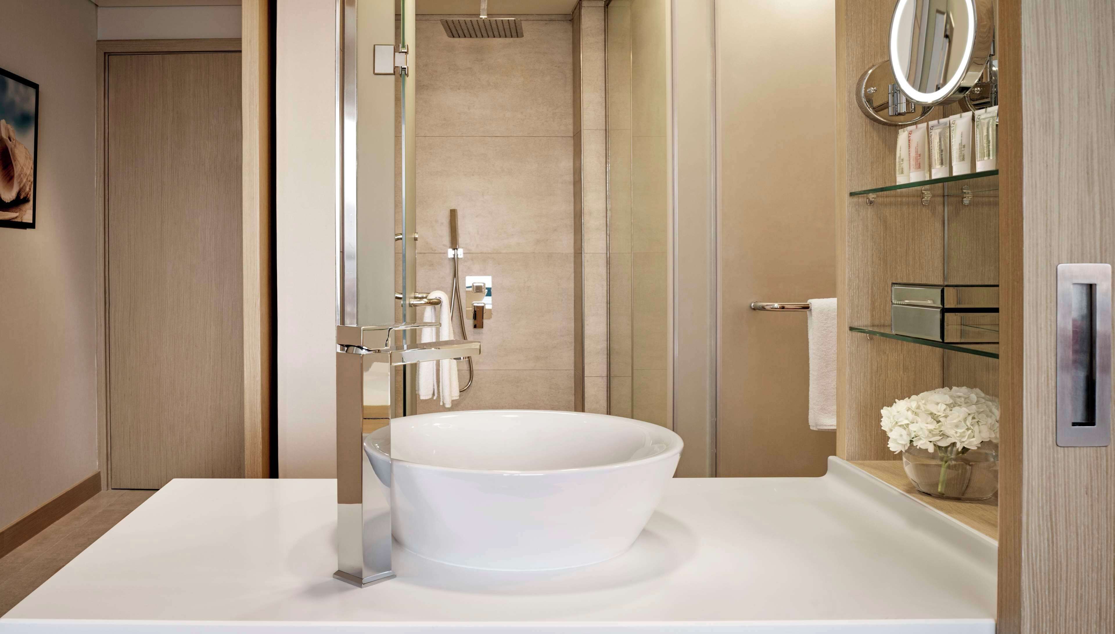 free toiletries, bathrobes, slippers, towels