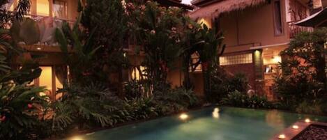 Majoituspaikan julkisivu