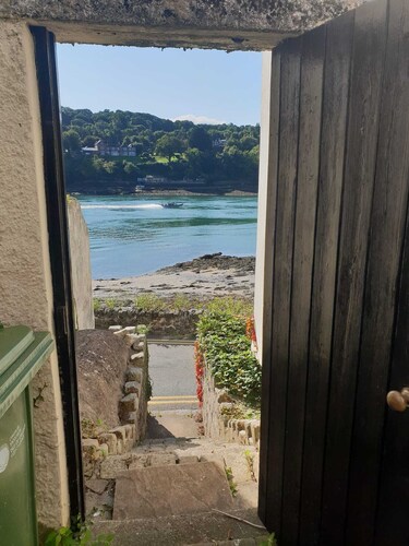 Schönes Häuschen am Meer mit schöner Aussicht