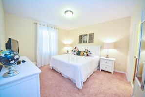 5 bedrooms, iron/ironing board, travel cot, WiFi