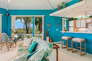 TV, DVD player, video library