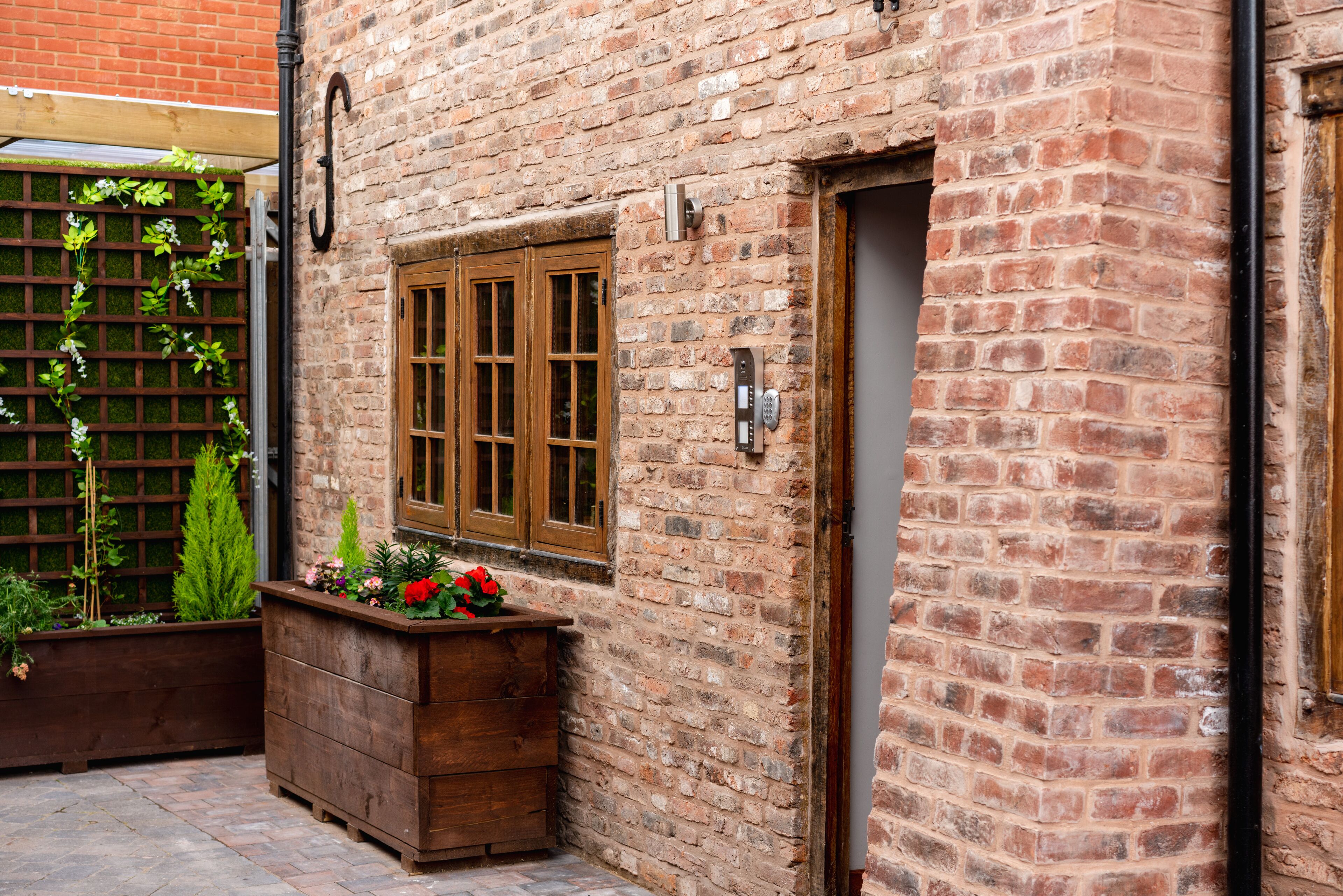 Entrada al alojamiento