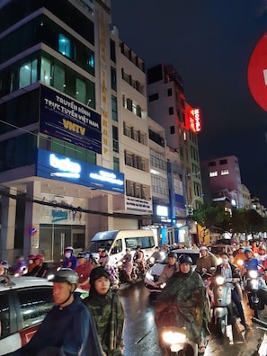 Front of property – evening/night