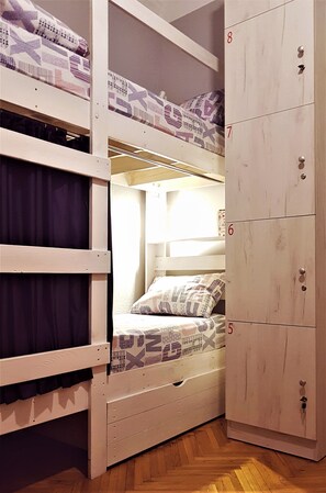 Basic Shared Dormitory, Mixed Dorm (8 beds) | Premium bedding, blackout drapes, soundproofing, iron/ironing board - Bulgakoff Hostel (Kyiv)