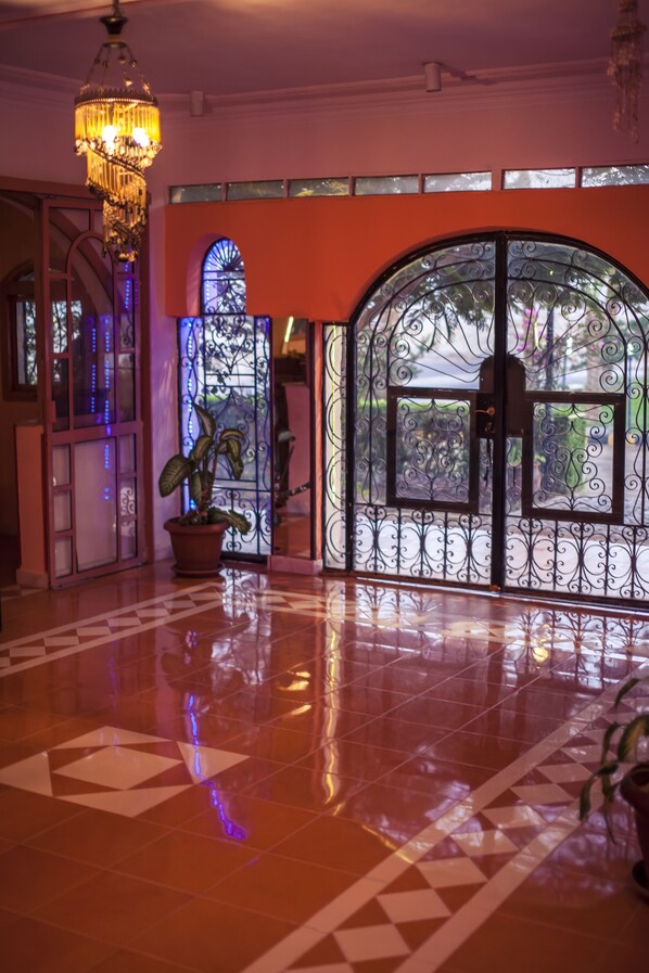 Interior entrance