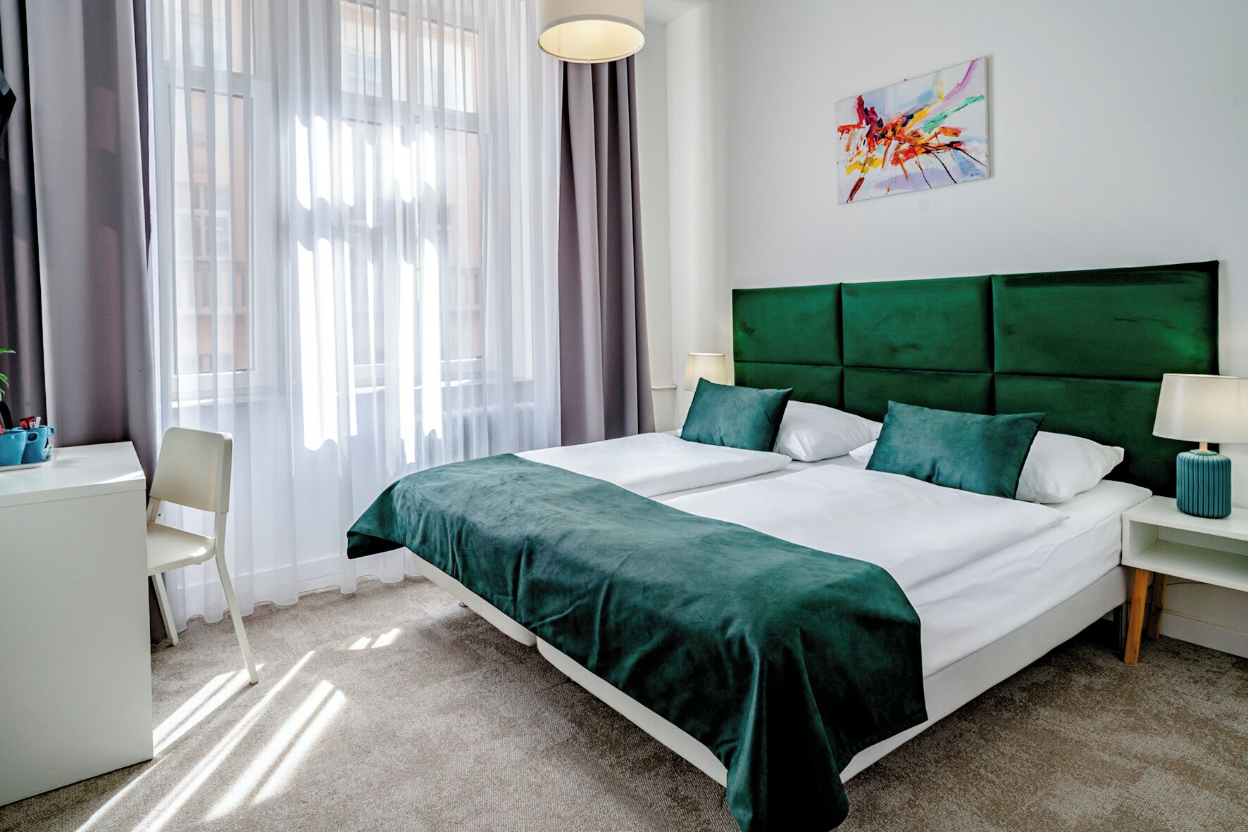 Economy-Doppelzimmer | Verdunkelungsvorhänge, kostenloses WLAN, Bettwäsche