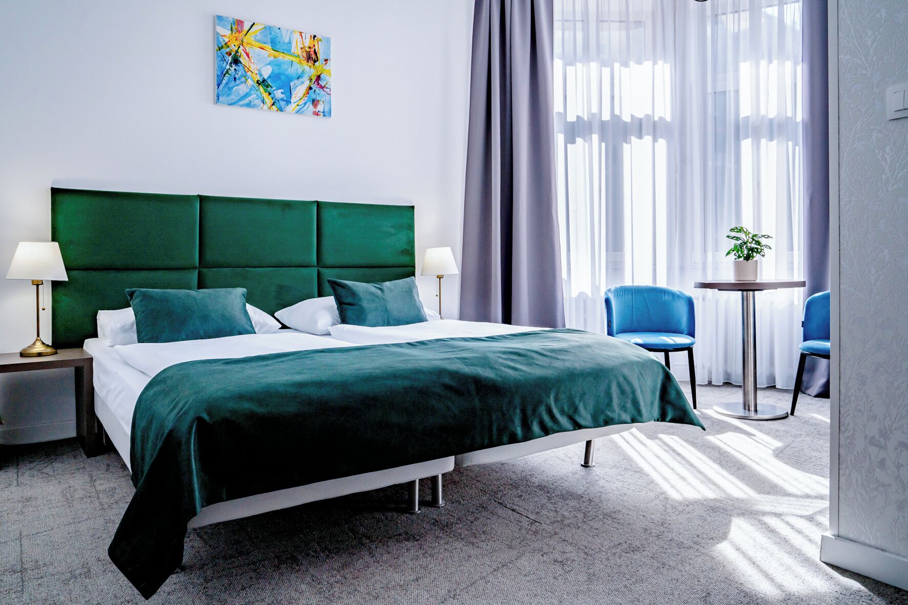 Familienzimmer, 2 Schlafzimmer | Verdunkelungsvorhänge, kostenloses WLAN, Bettwäsche