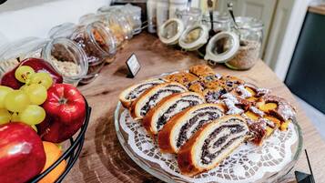 Daily buffet breakfast (EUR 13 per person)