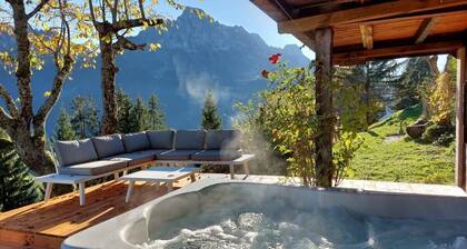 Paradise View - 5 BR Gstaad Paradise View Chalet with Outdoor Jacuzzi