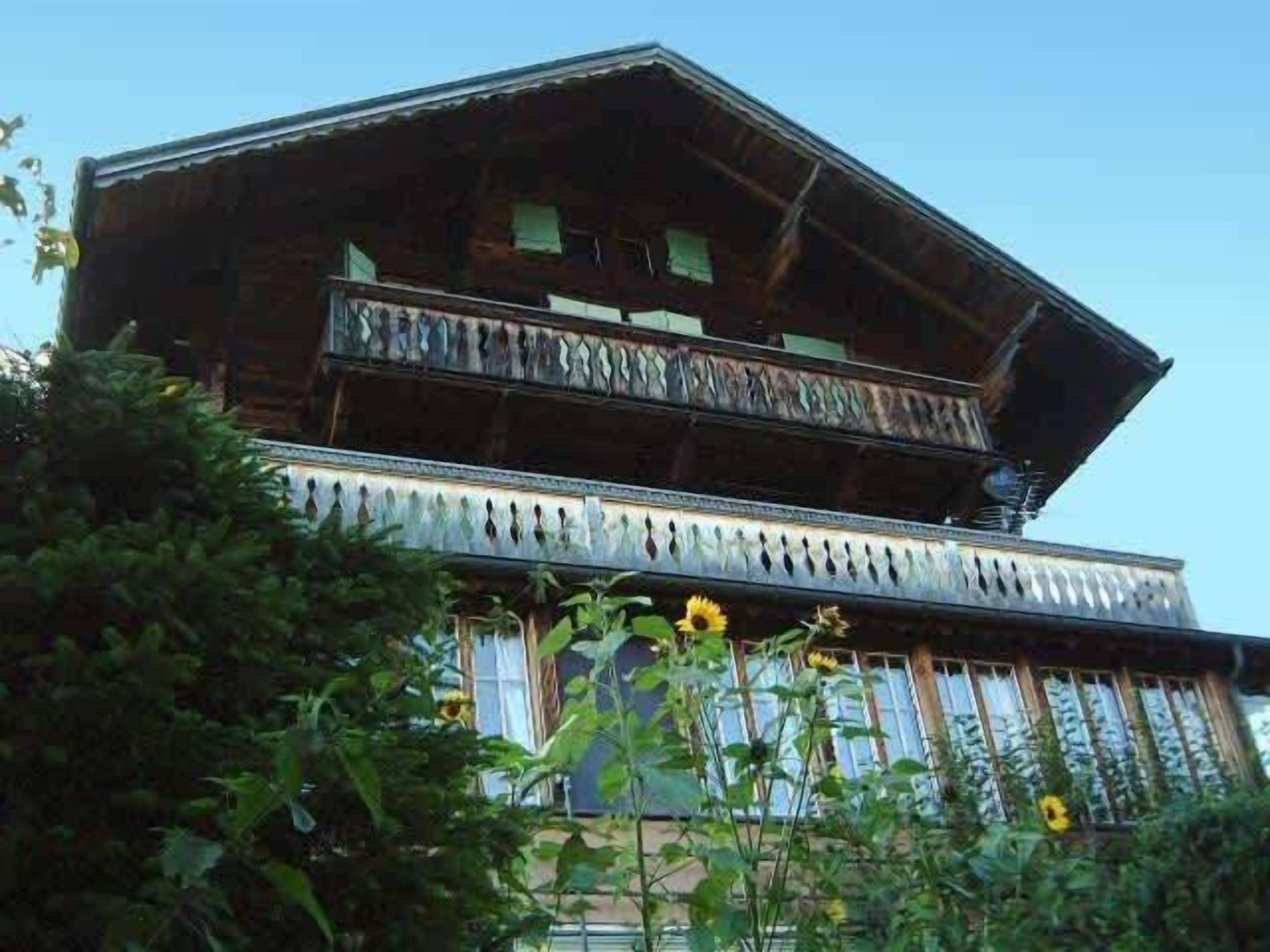 the chalet on a summer day 