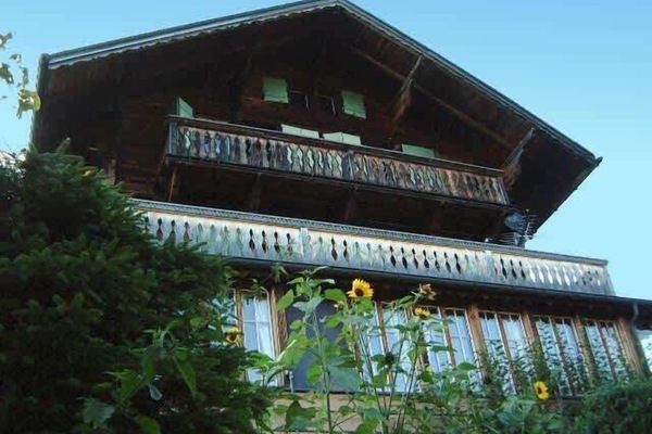 the chalet on a summer day