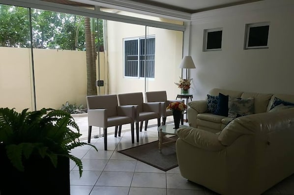 Lobby sitting area