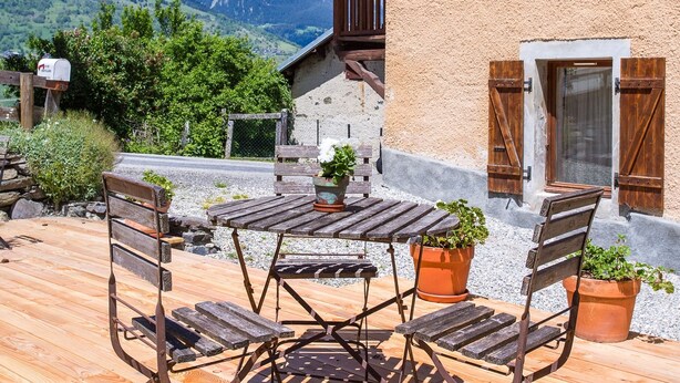Terrace/patio - Gîte-Auberge de Montvilliers (Aime-la-Plagne)