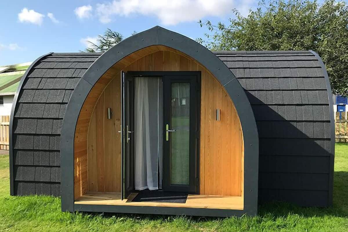 Camping Pods | Individually decorated, individually furnished, blackout curtains