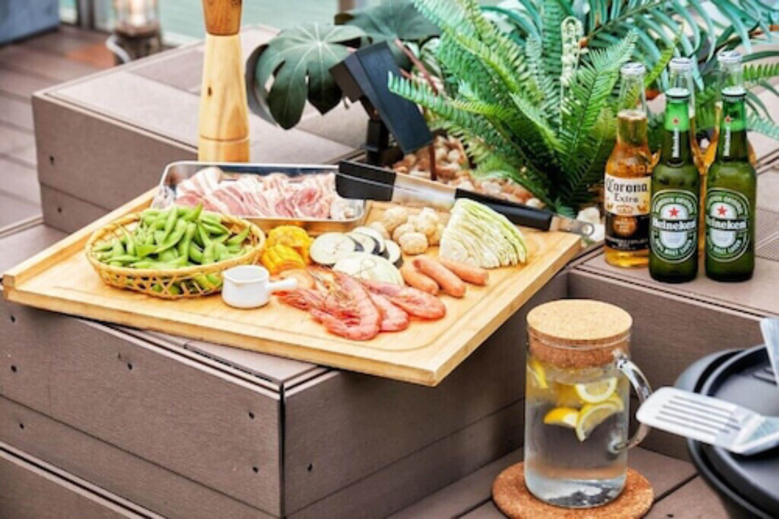 superior quadruple room with terrace, non smoking | terrace/patio