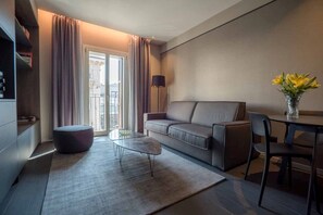Appartement Deluxe, 2 chambres, 2 salles de bains | Salle de séjour
