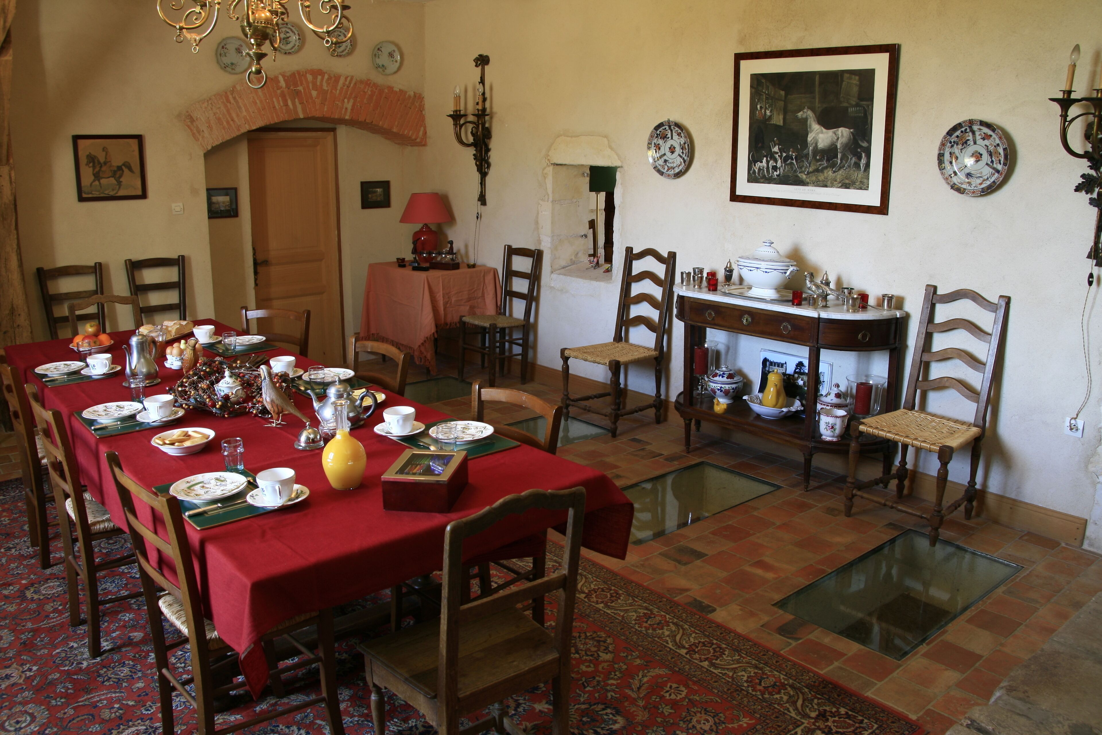 Chambre Double Classique, salle de bains privée, vue jardin (IMBERT BASTERNAY) | Restaurant