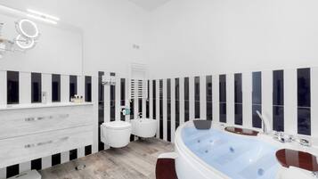 Suite, idromassaggio (King) | Vasca idromassaggio privata