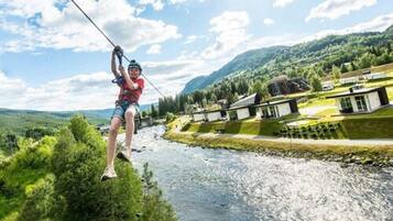 Ziplining