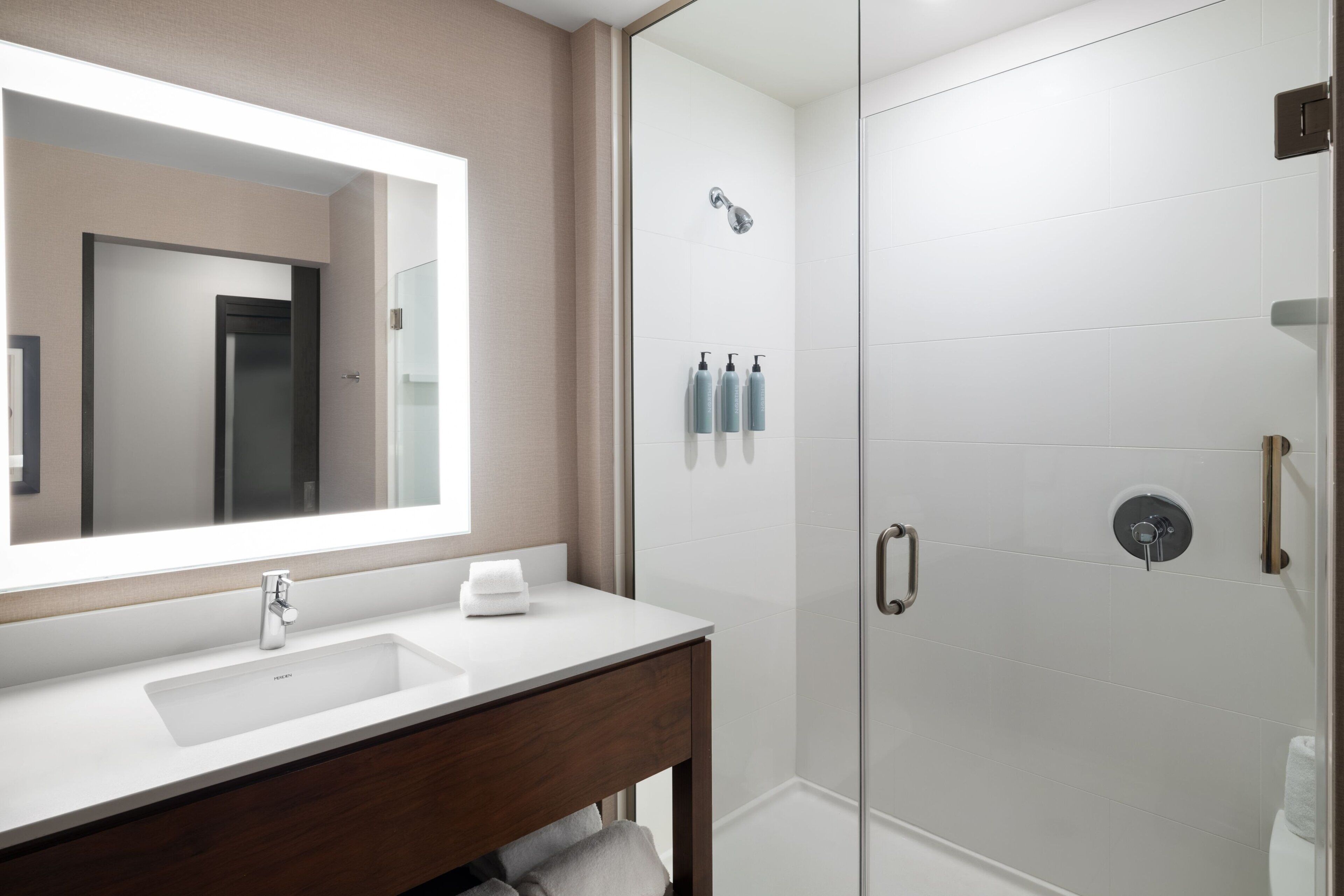 free toiletries, hair dryer, towels, soap