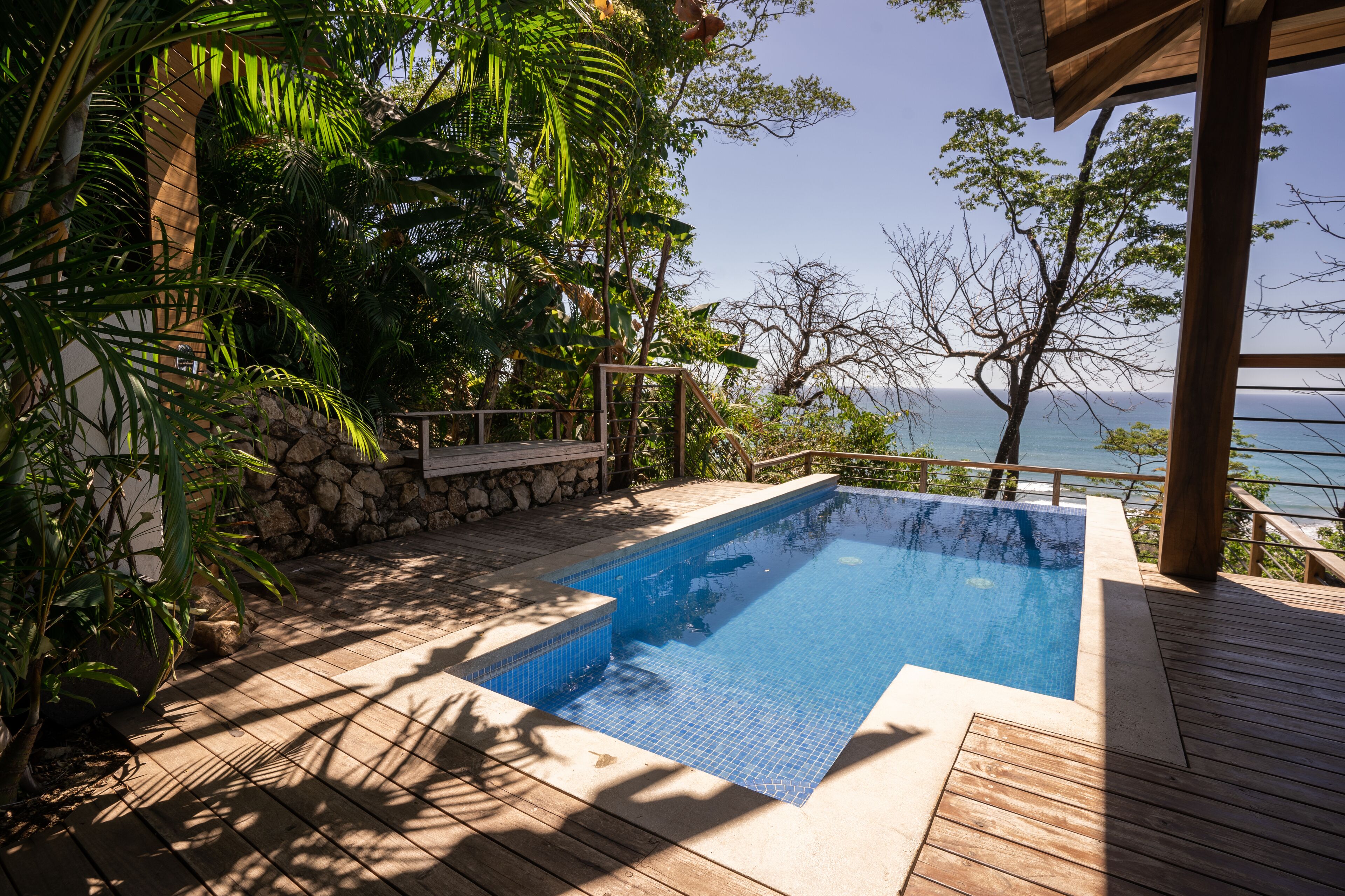 Aquamarine Studio Villa with a Private Pool | Verönd/útipallur