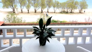 Uitzicht vanaf balkon