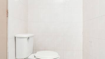 Family Room | Bathroom | Shower, free toiletries, hair dryer, towels