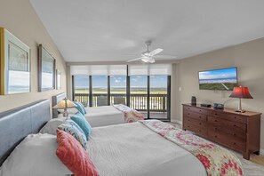 3 bedrooms, WiFi, bed sheets - Sandpiper Condominiums 709, Panoramic Gulf Views w/ direct access to Mustang Island/Port A beaches. (Port Aransas)