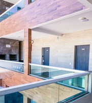 Facciata della struttura