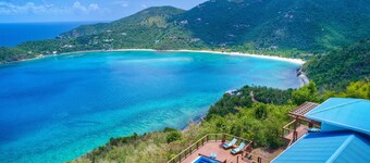 WHALE WATCH - breathtaking peaceful & private villa overlooking Brewers Bay